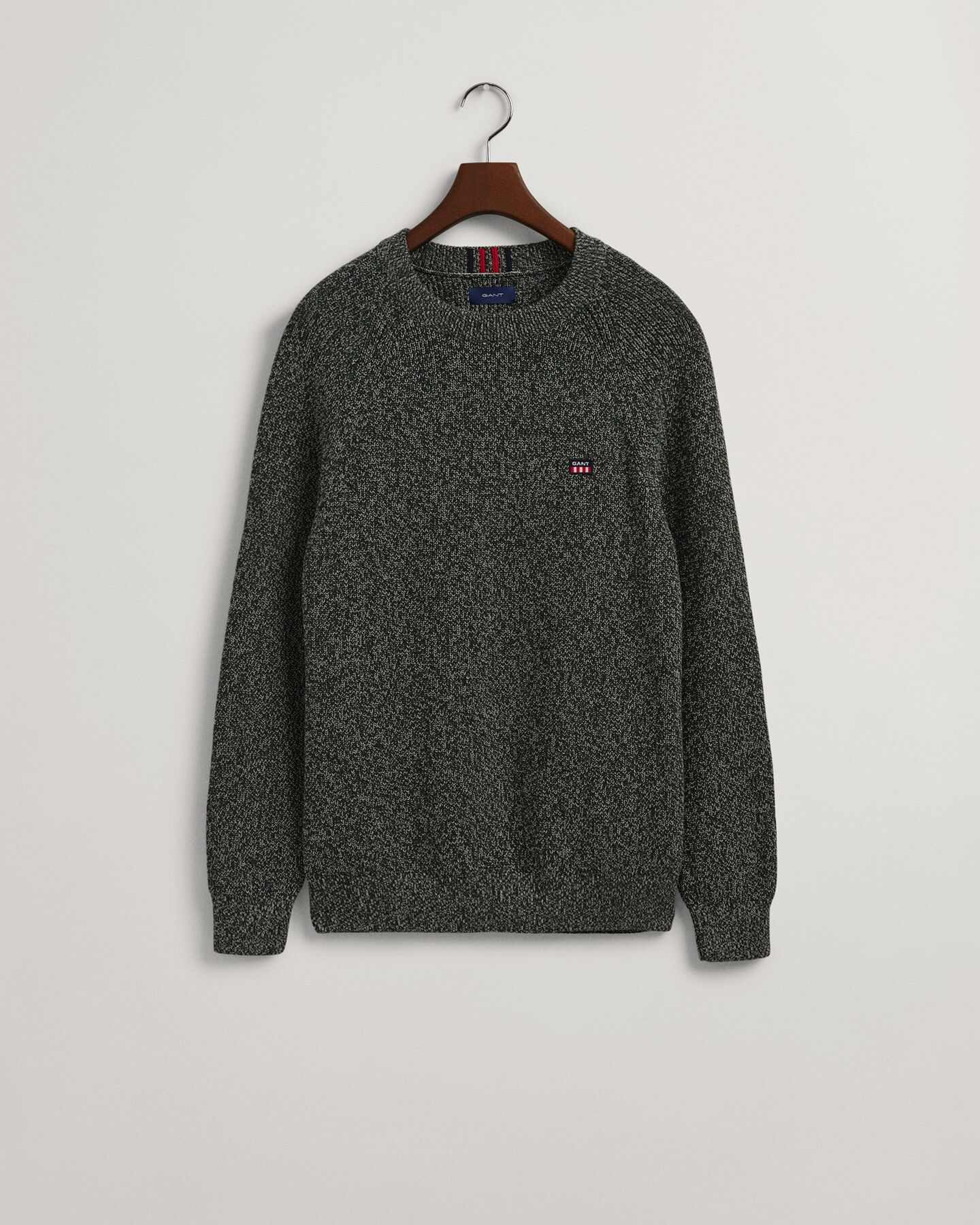 Crewneck sweater i snoet bomuld