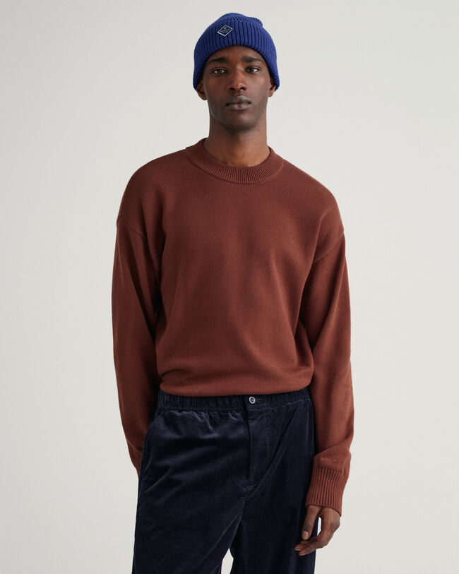 Crewneck sweater i supimabomuld