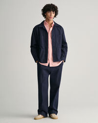 Regular fit h&oslash;rskjorte med korte &aelig;rmer