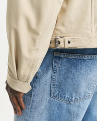 Rodeojakke af læder