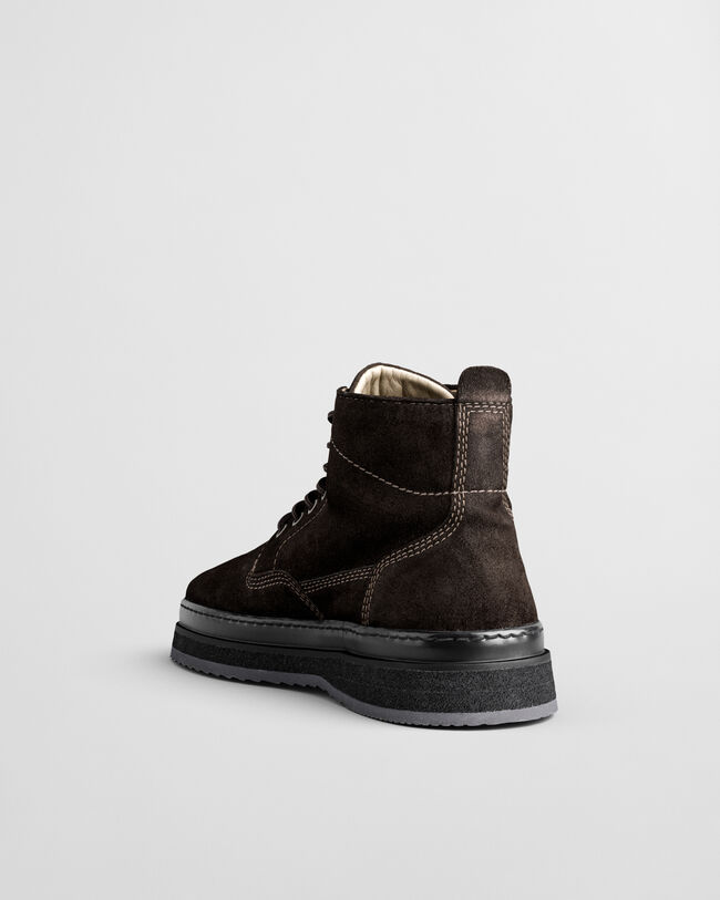 Blistown ruskindsstøvler med snørebånd