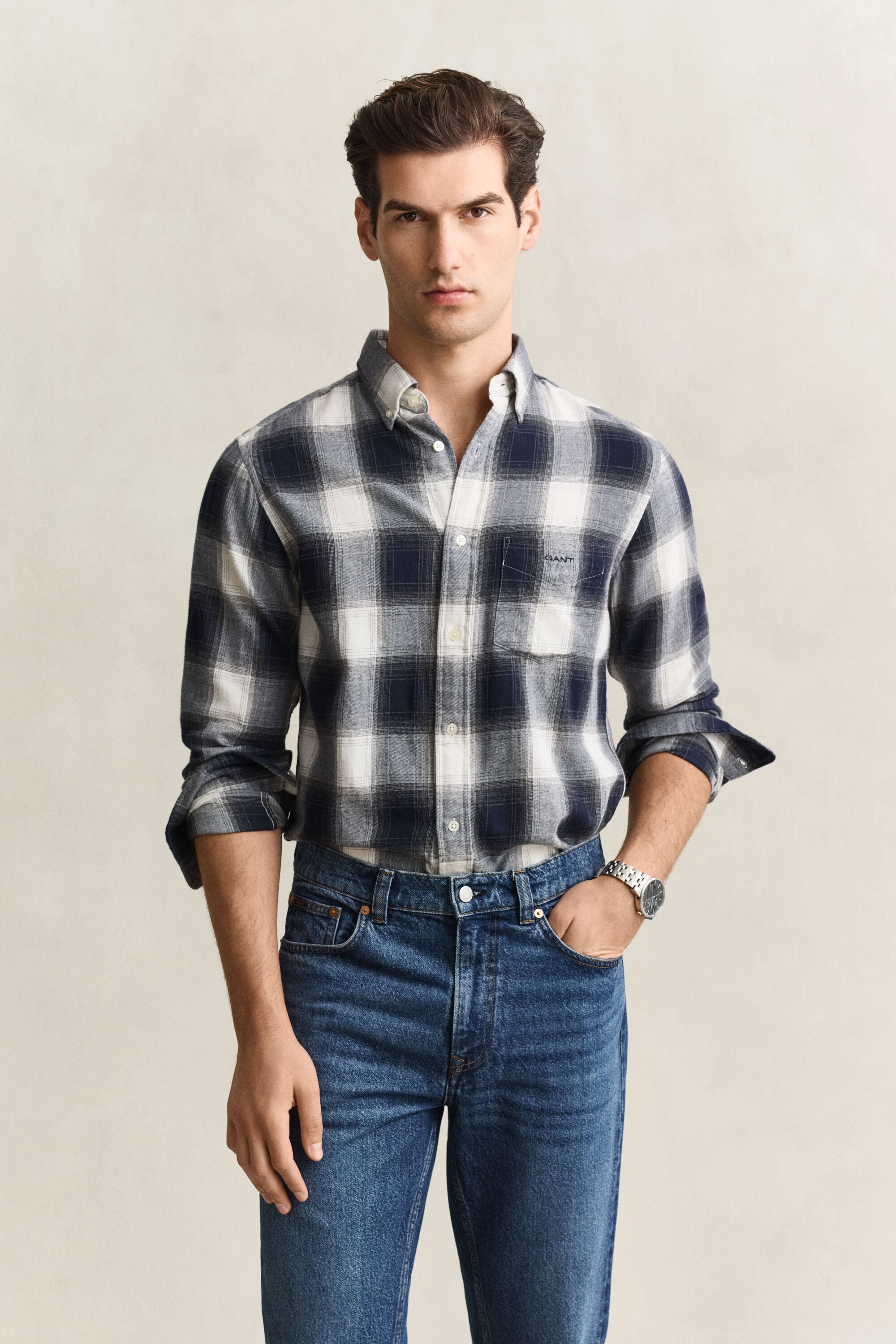 Ternet Windblown flannelskjorte