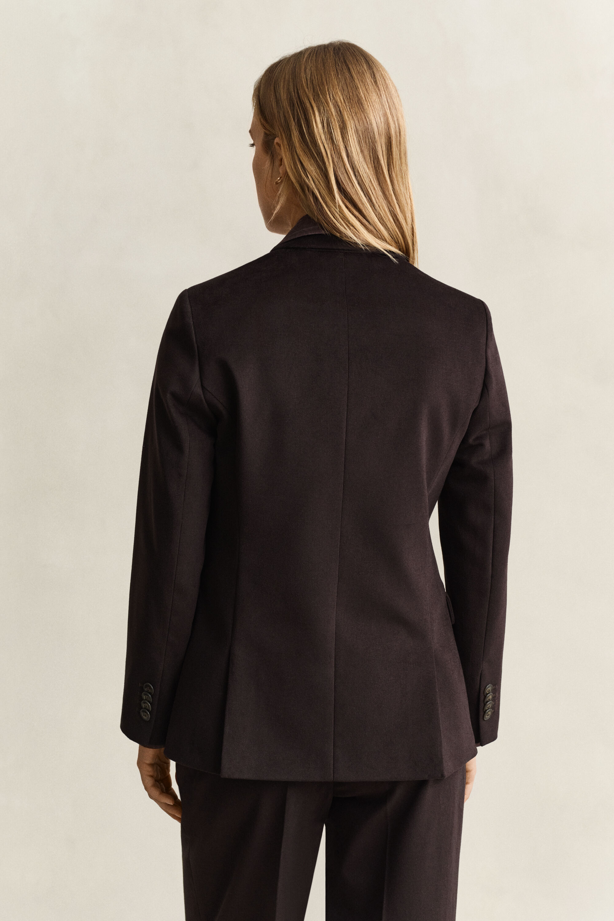 Club Blazer i fløjl med twill-struktur