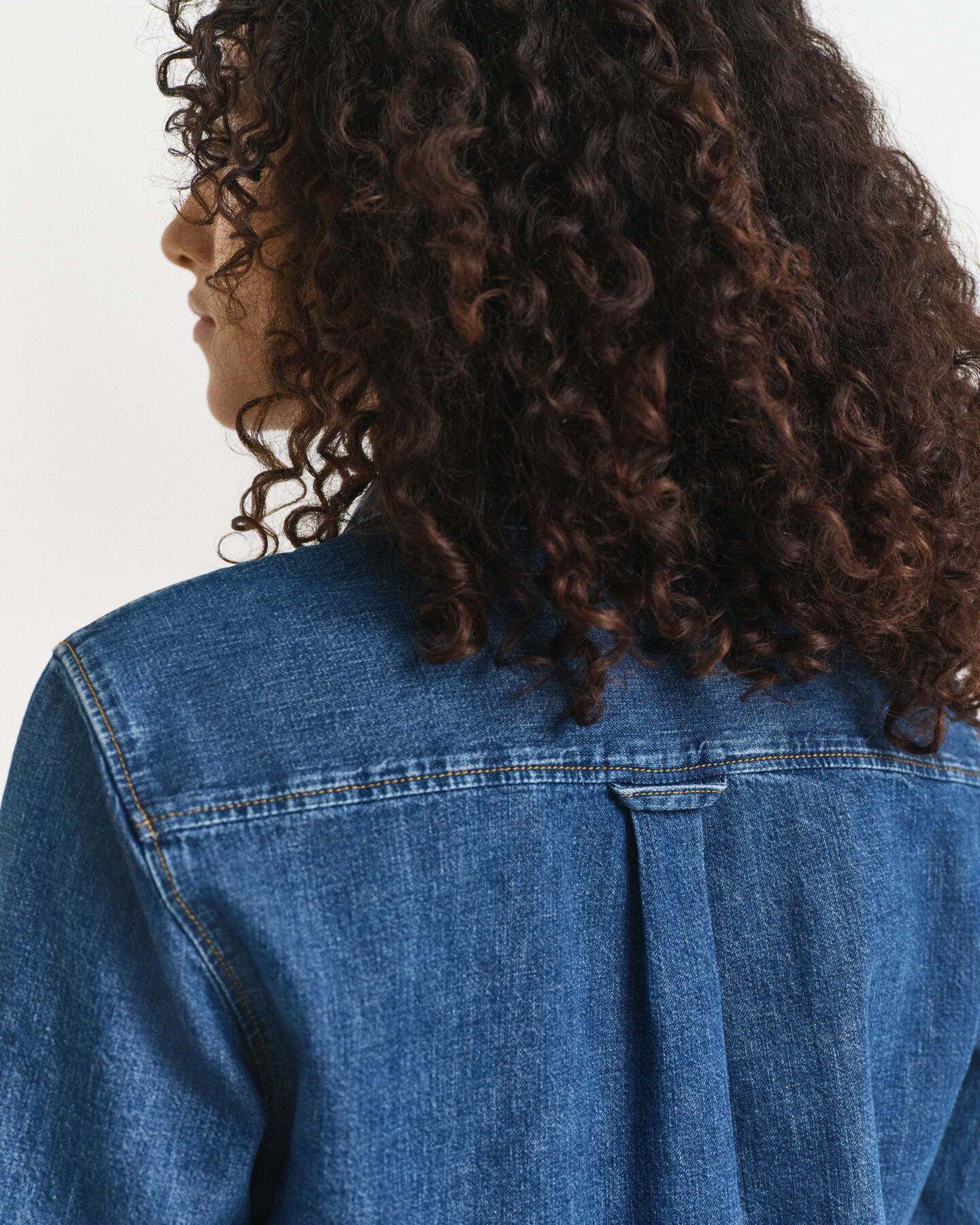 Regular fit denim-skjorte