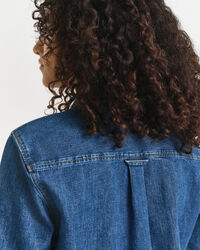 Regular fit denim-skjorte