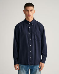 Relaxed fit garment-dyed lyocell-skjorte
