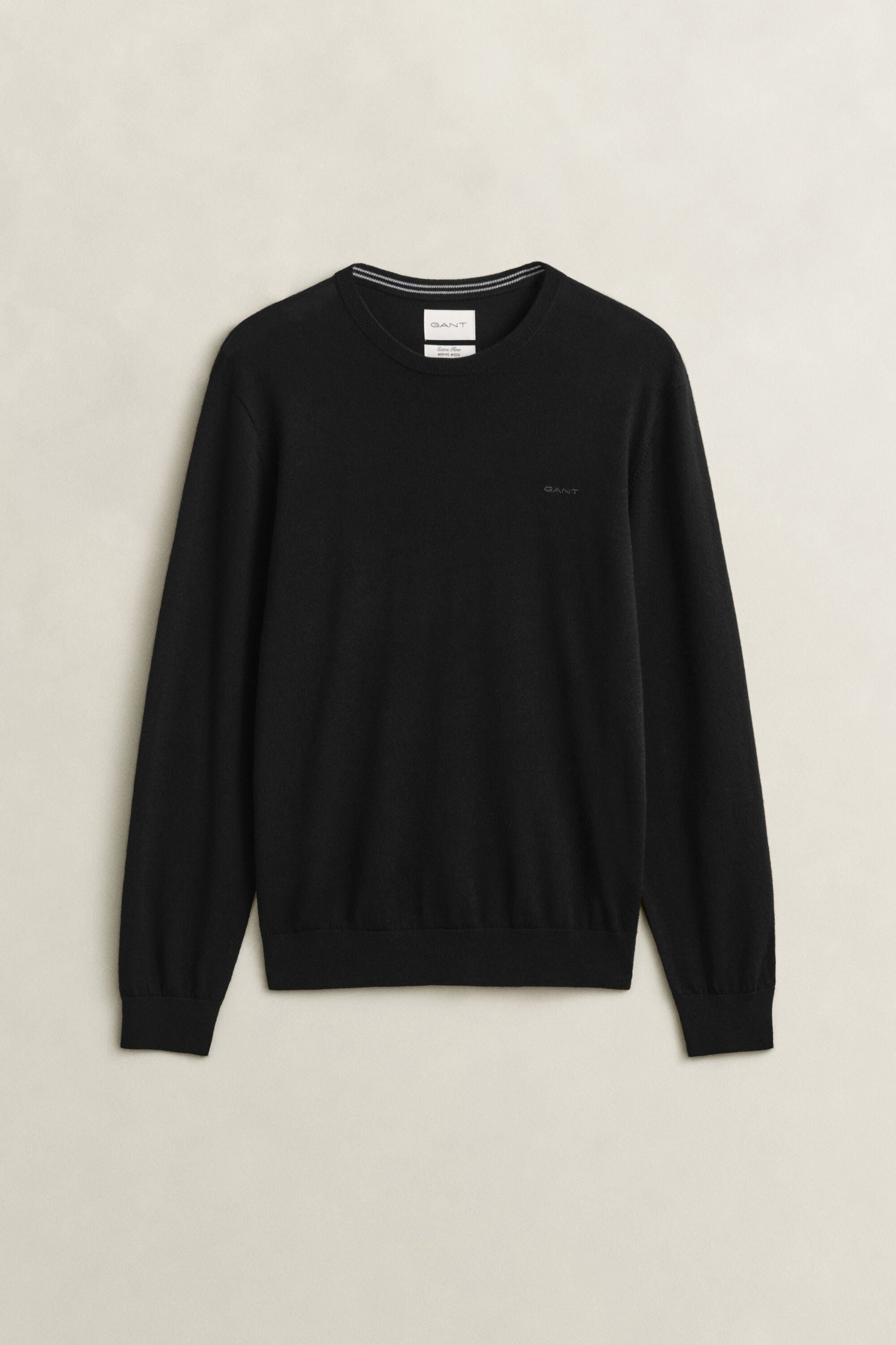 Crewneck sweater i merinould