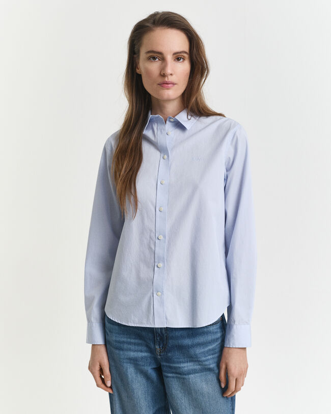 Regular fit klassisk poplin-skjorte