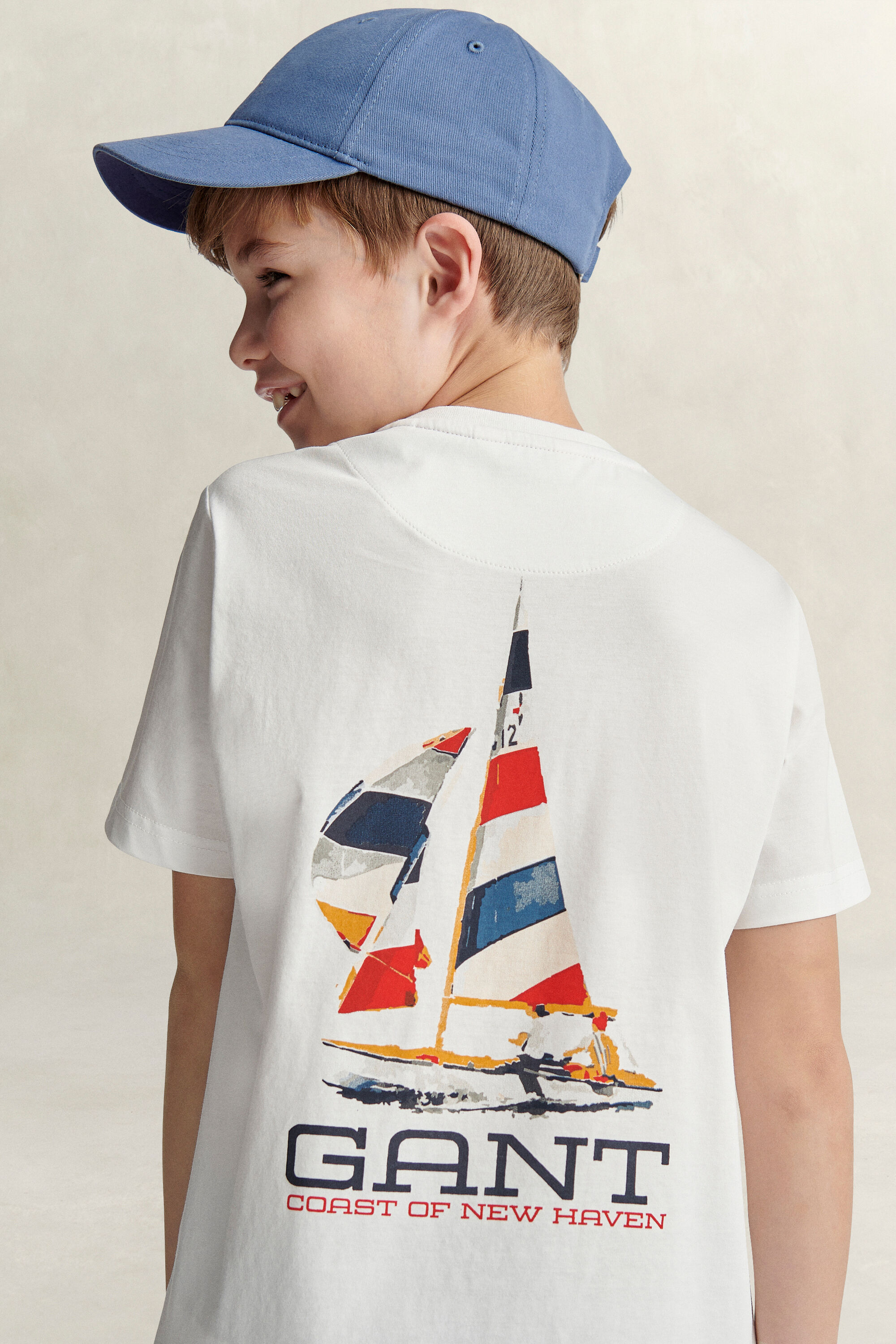 Teen Boys T-shirt med kystmotiv