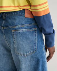 Loose Fit jeans med vintage-vask