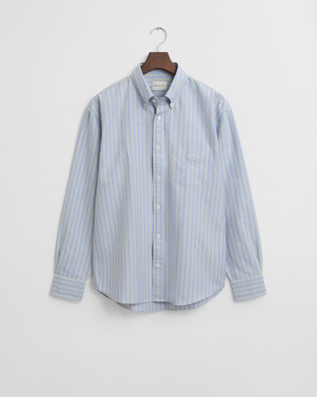 Relaxed fit Heritage Oxford-skjorte med striber
