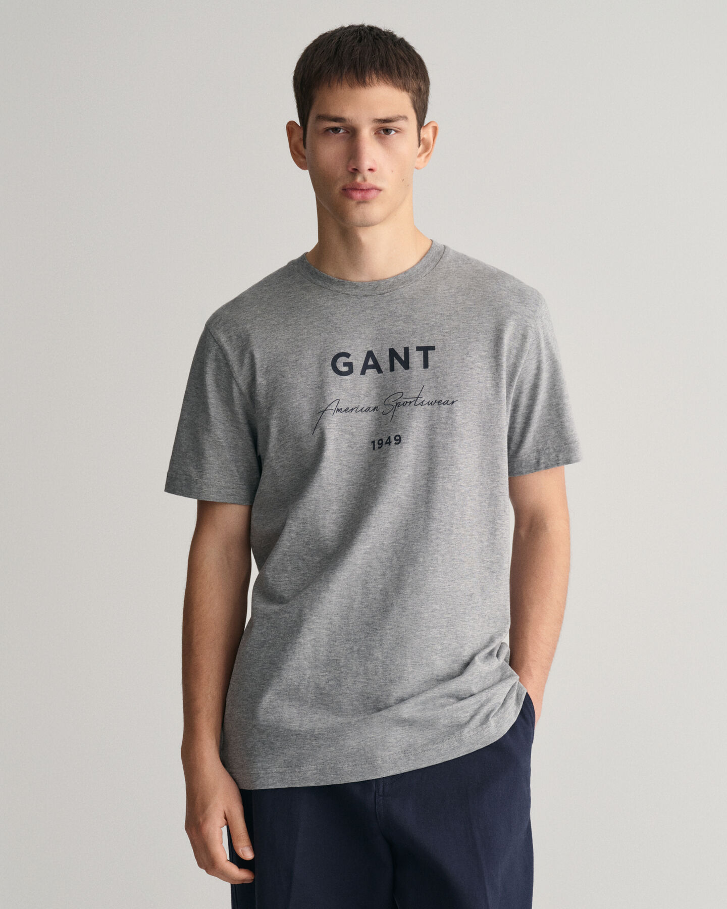 T-shirt med GANT Script Graphic tryk