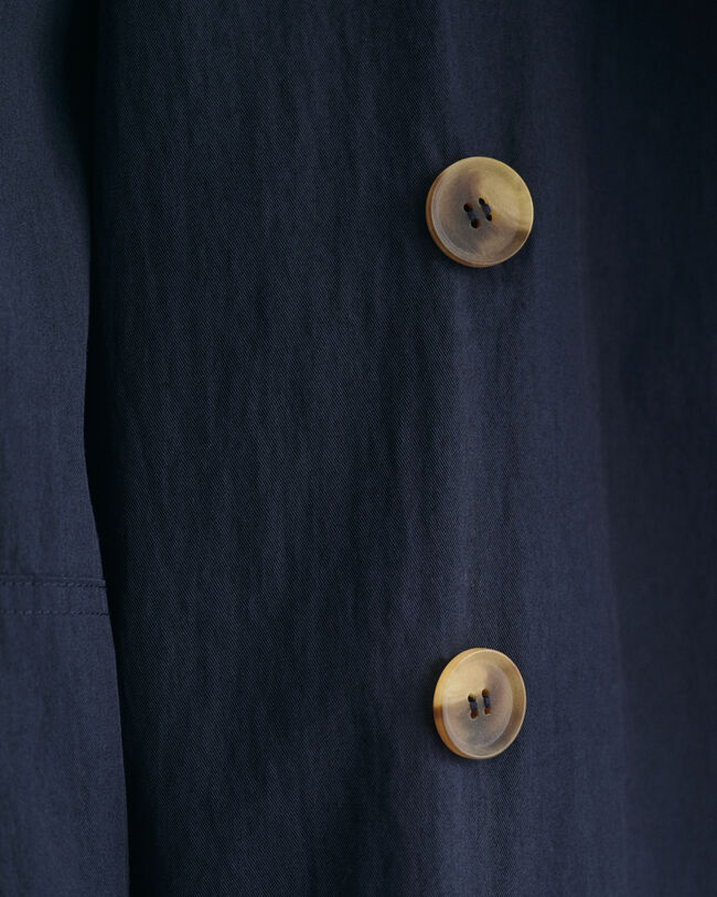 Trenchjakke i mellemlængde