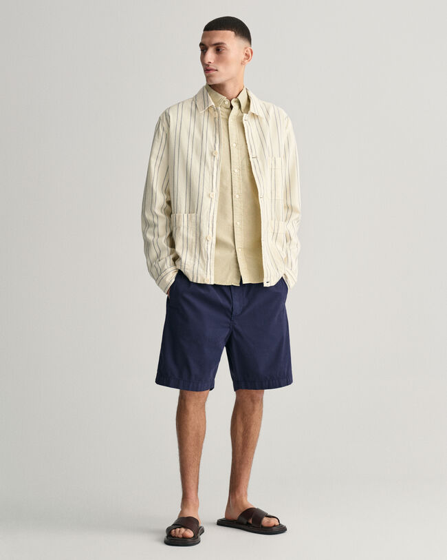 Regular fit Sunfaded Archive Oxford skjorte