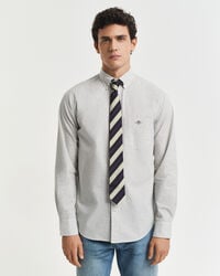 Regular fit klassisk poplin-skjorte med tern