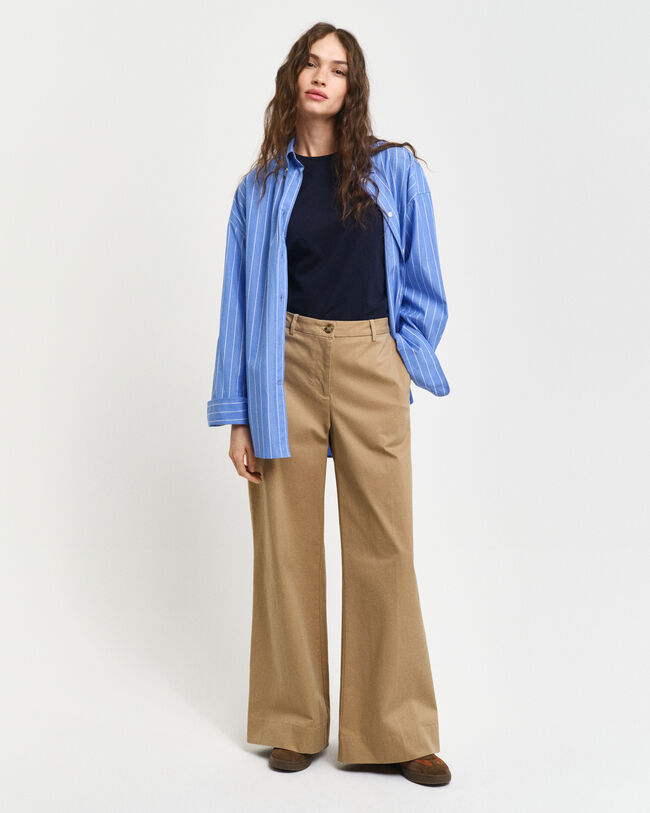 Relaxed fit Bootcut chinobukser