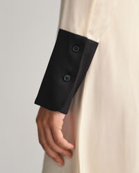 Skjortekjole med farveblokke