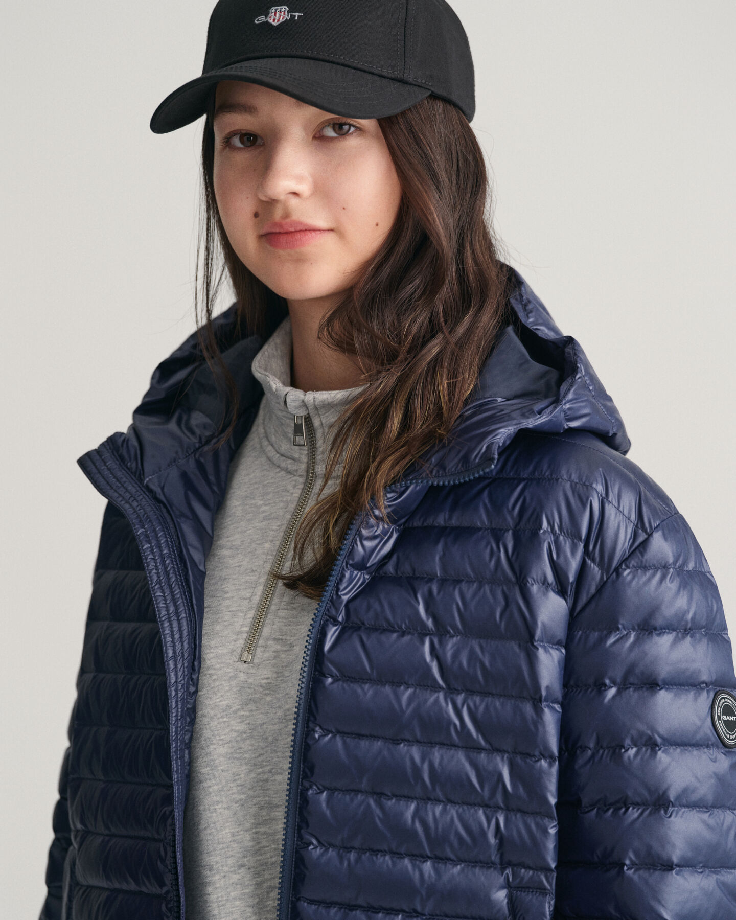 Teens Shiny let vatteret dunjakke