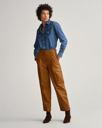 Regular fit denim-skjorte