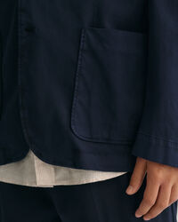 Jakkesæt-blazer af bomuld