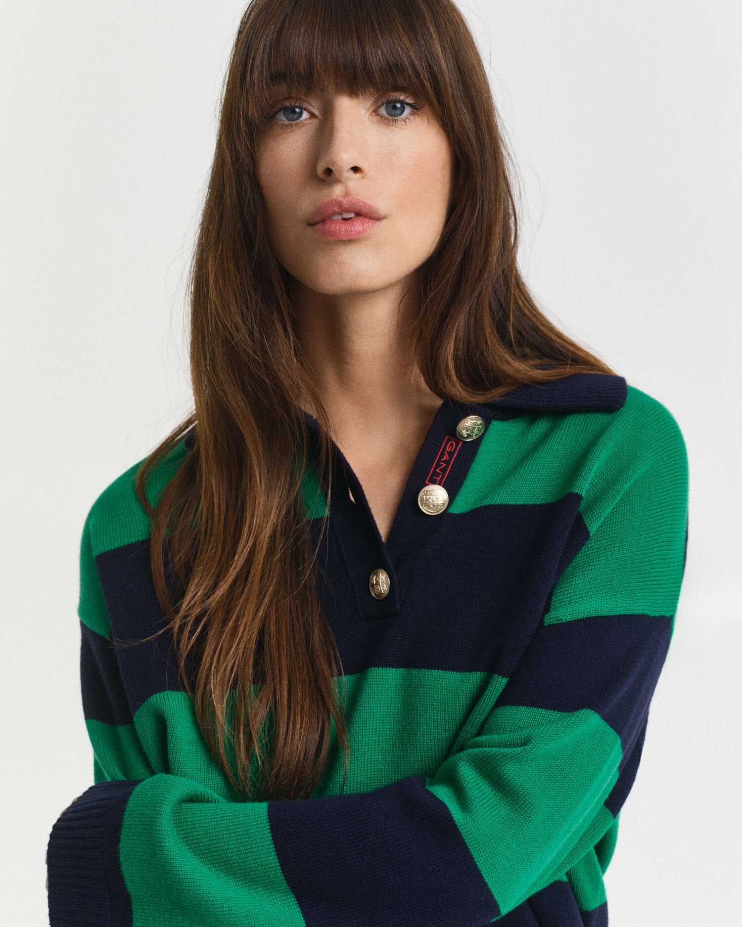 Strikket Rugger med striber