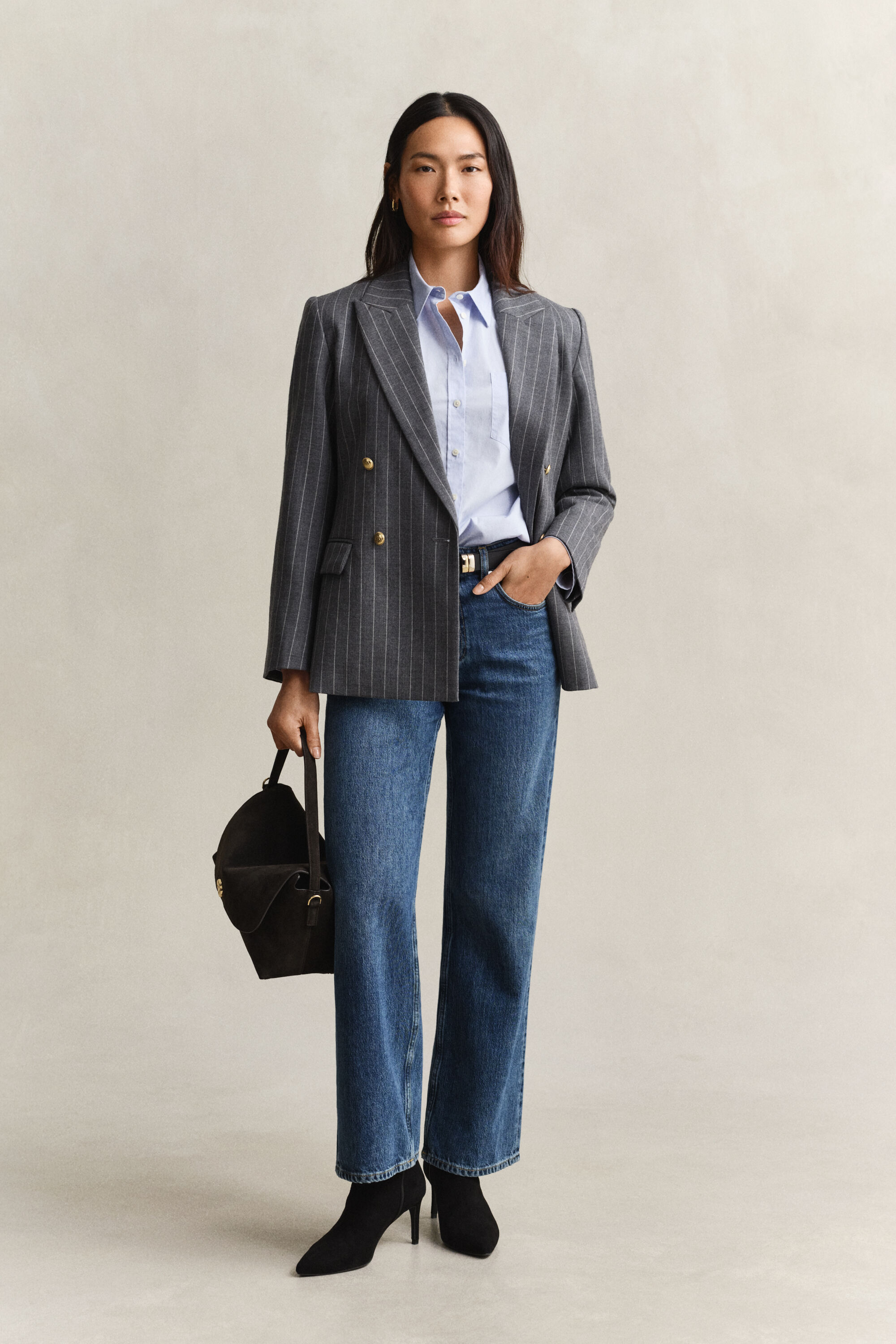 Relaxed Fit klassisk poplin-skjorte