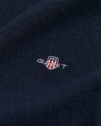 Crewneck sweater i ekstra fin lammeuld