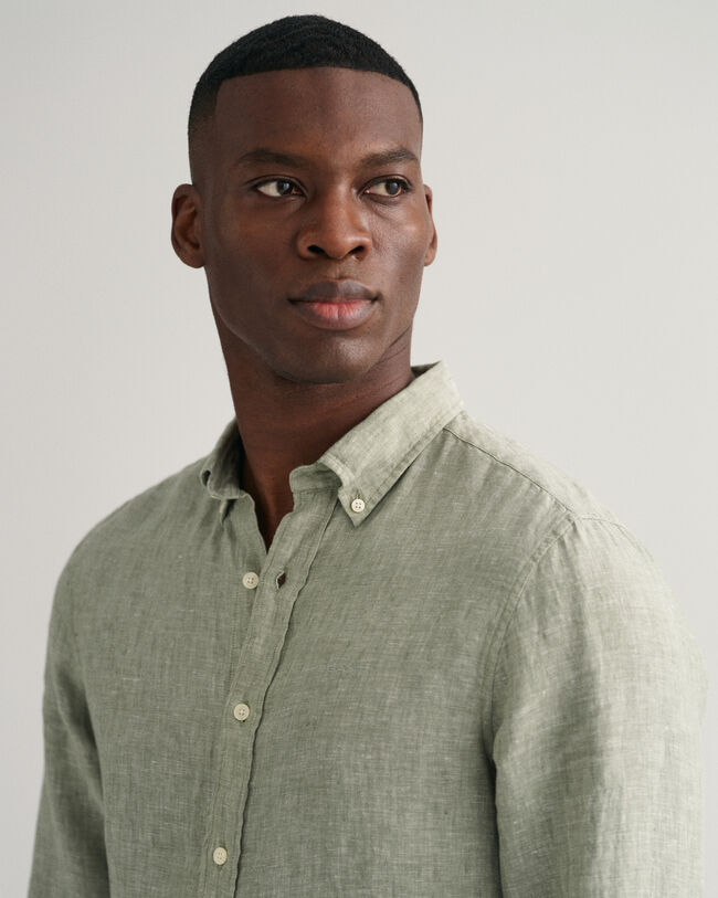 Slim fit skjorte af h&oslash;r