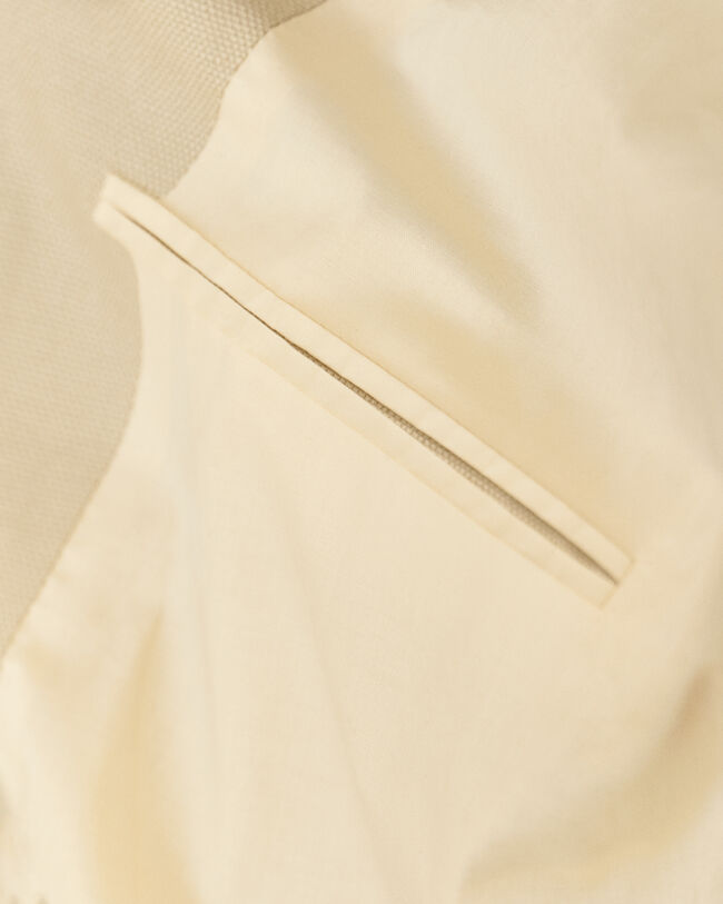 Relaxed fit jakkesæt-jakke af bomuld og hør