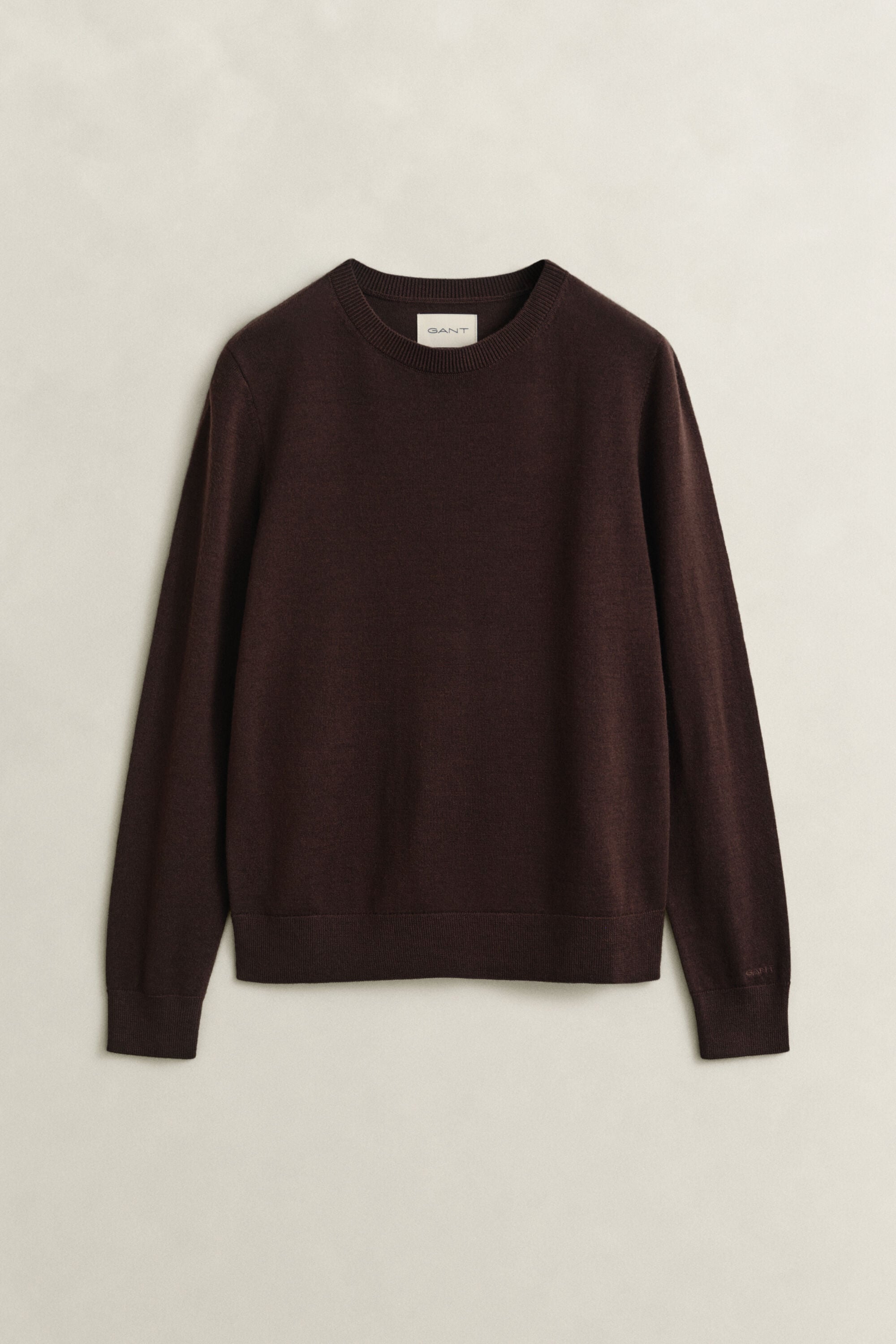 Crewneck sweater af ekstra fin merinould
