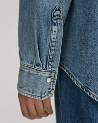 Oversized denimskjorte