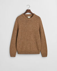 Crewneck sweater med uldnister