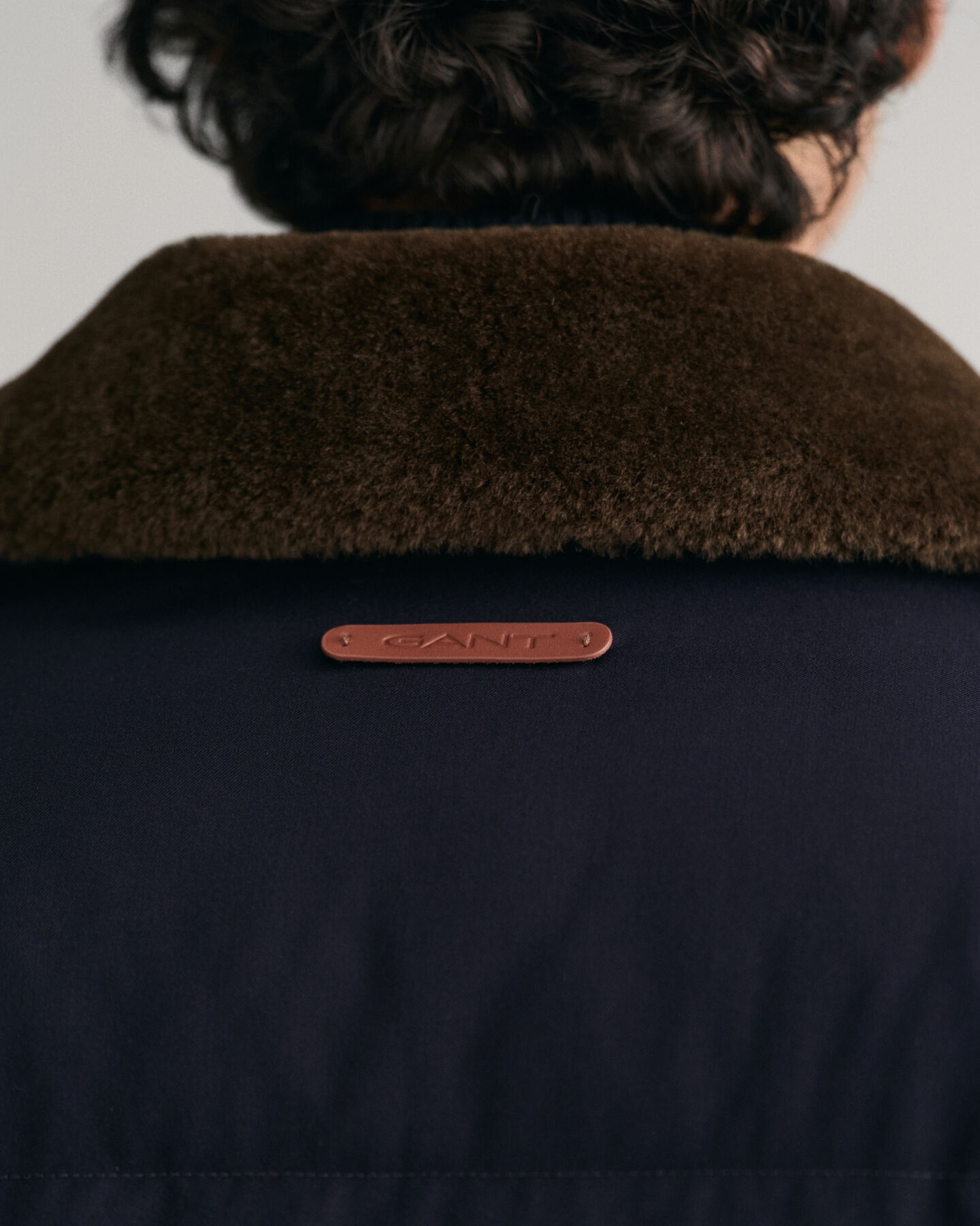 Vatteret pufferjakke i flannel