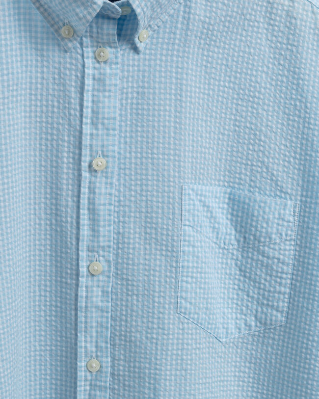 Relaxed fit gingham skjorte