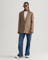 Sweater-vest med kabelstrikket struktur