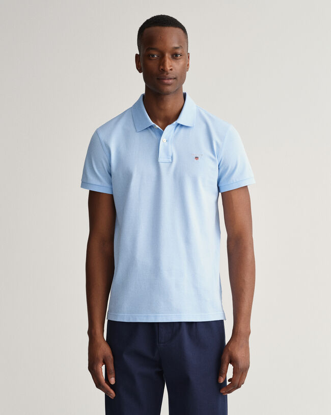 Original slim fit piqu&eacute; poloskjorte