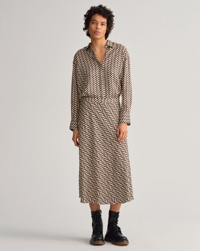 Geometric A-Line skjorte