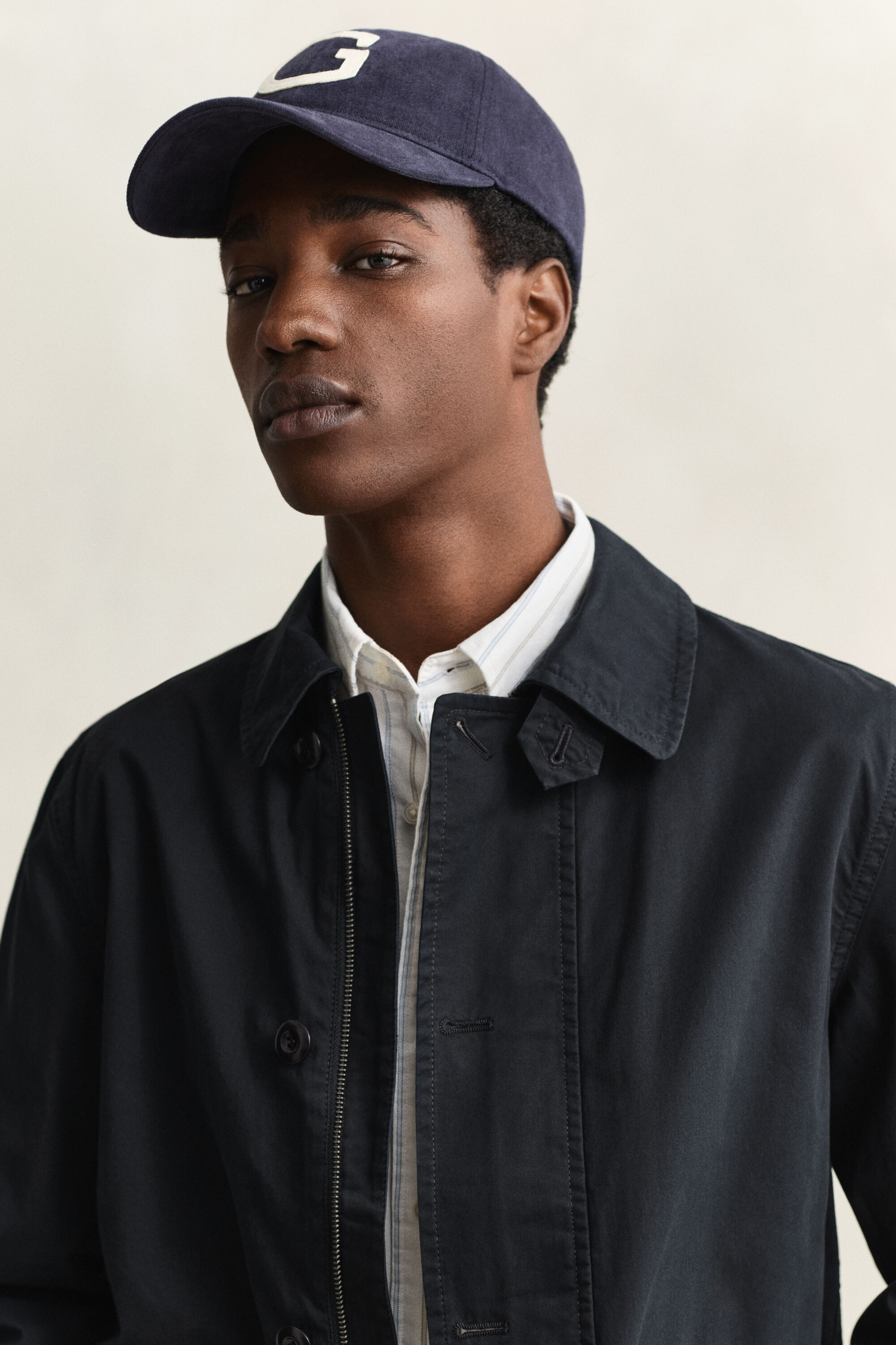 Decker jakke af bomuld