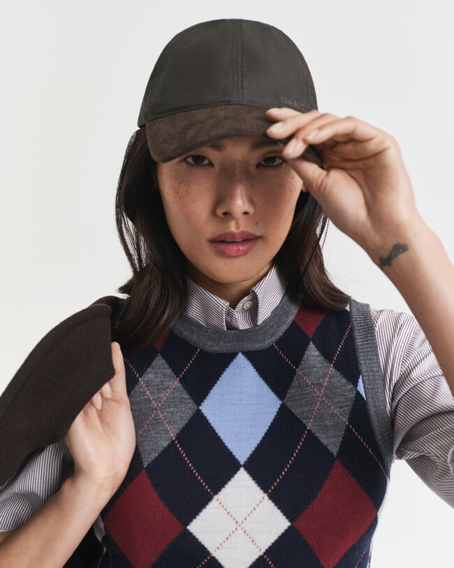 Argyle vest med crewneck