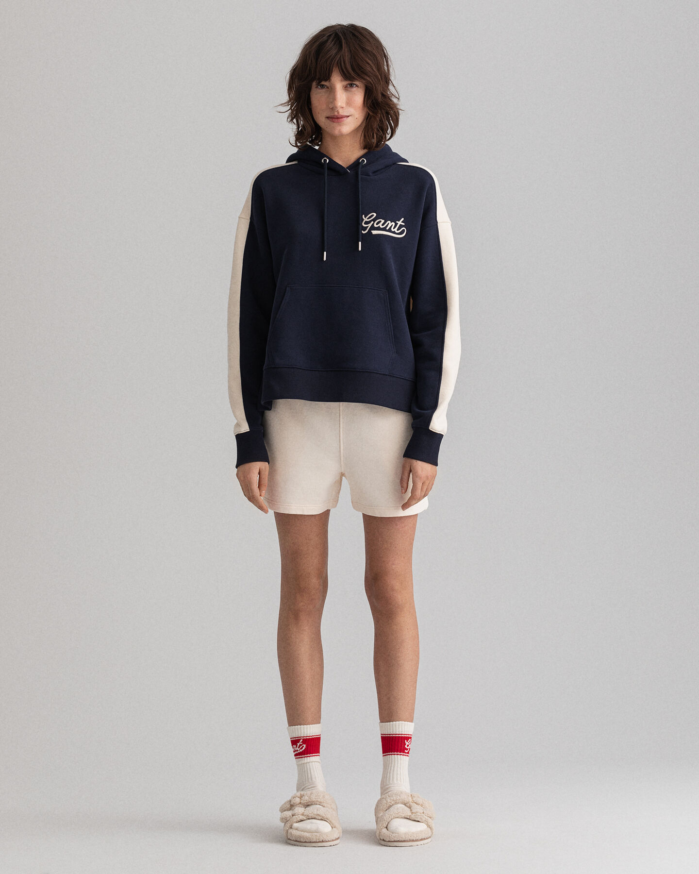 Color Block hættetrøje