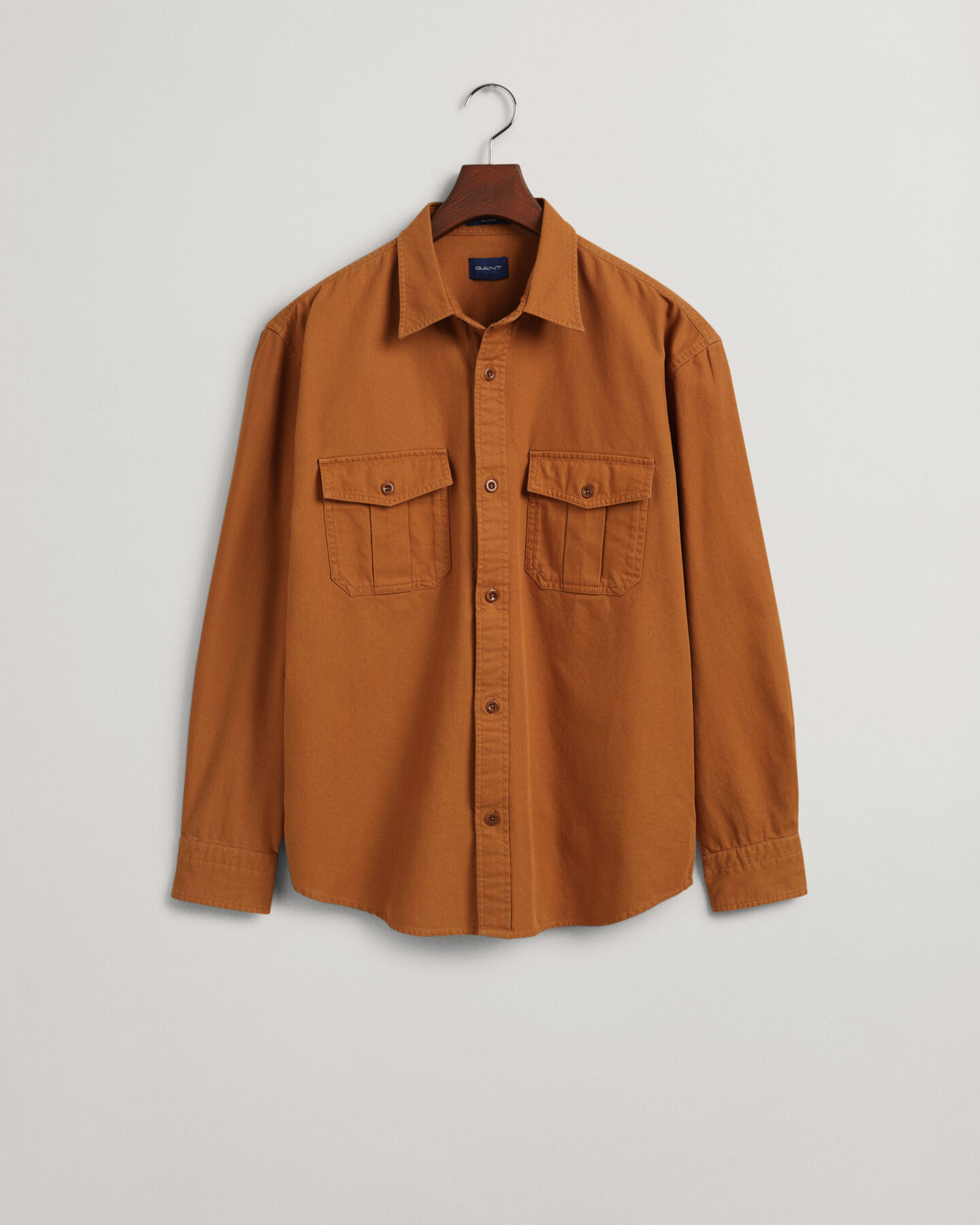 Relaxed fit skjorte af twill