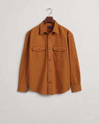 Relaxed fit skjorte af twill