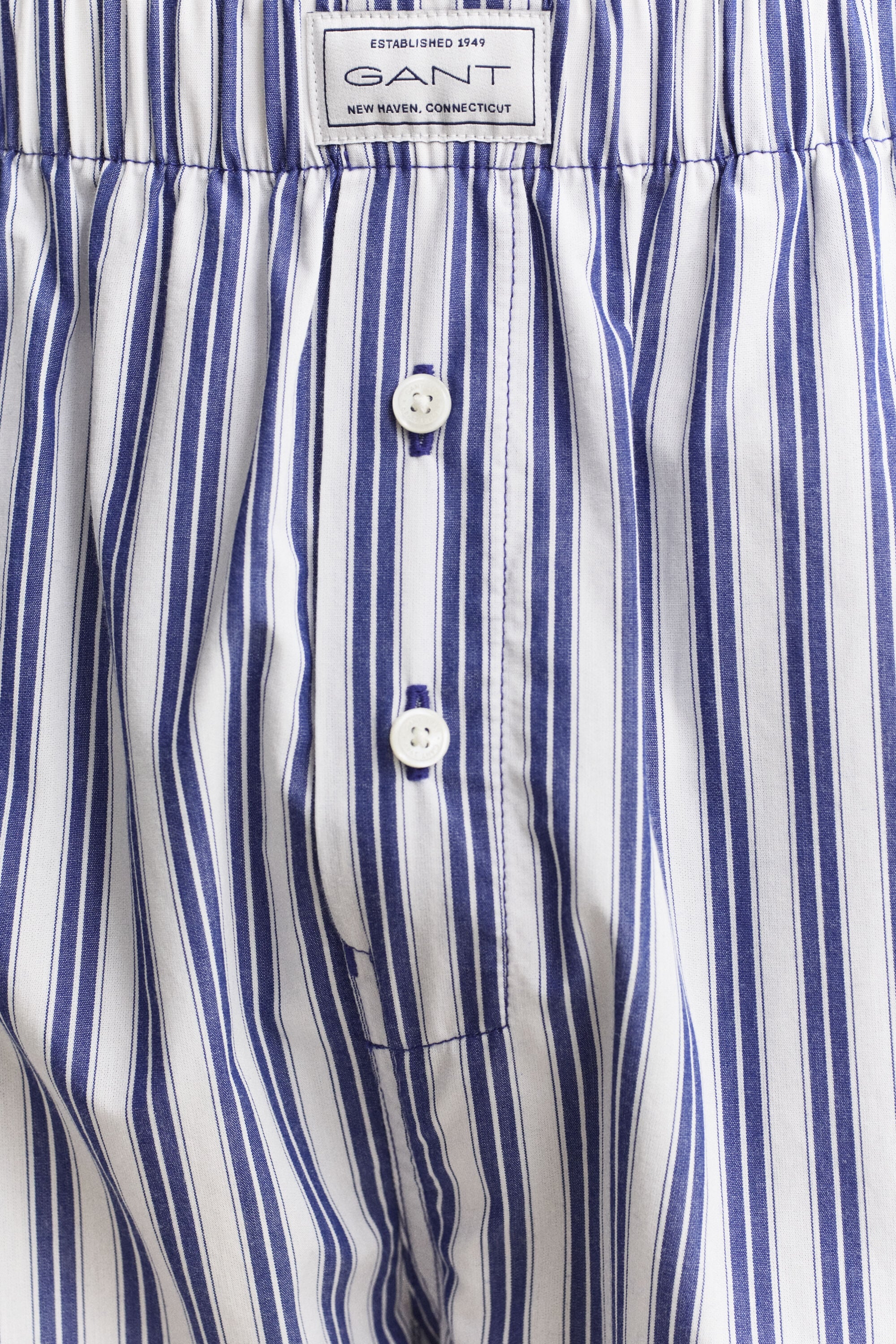 Stribede pyjamasbukser