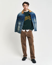 Graphic sweatshirt med crewneck