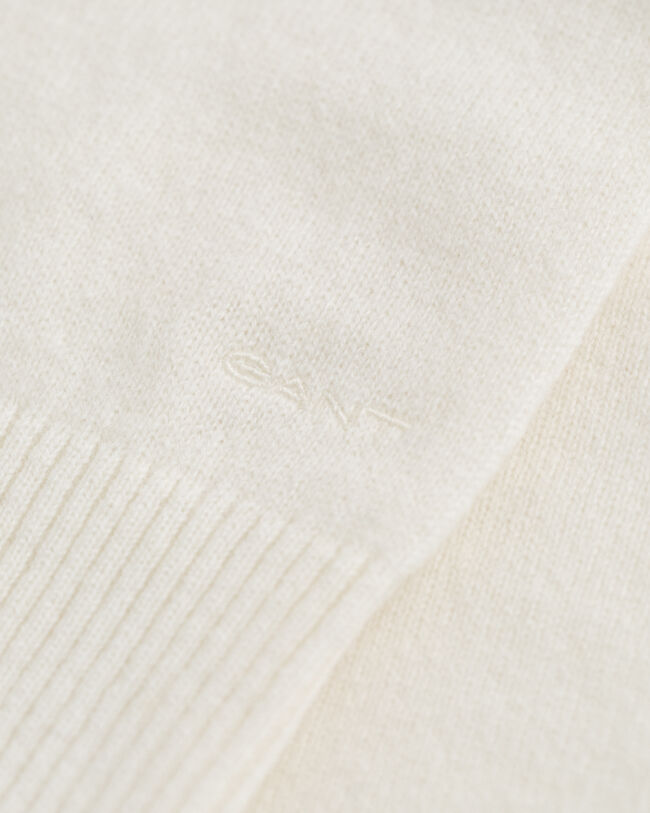 Sweater af ekstra fin lammeuld med rullekrave