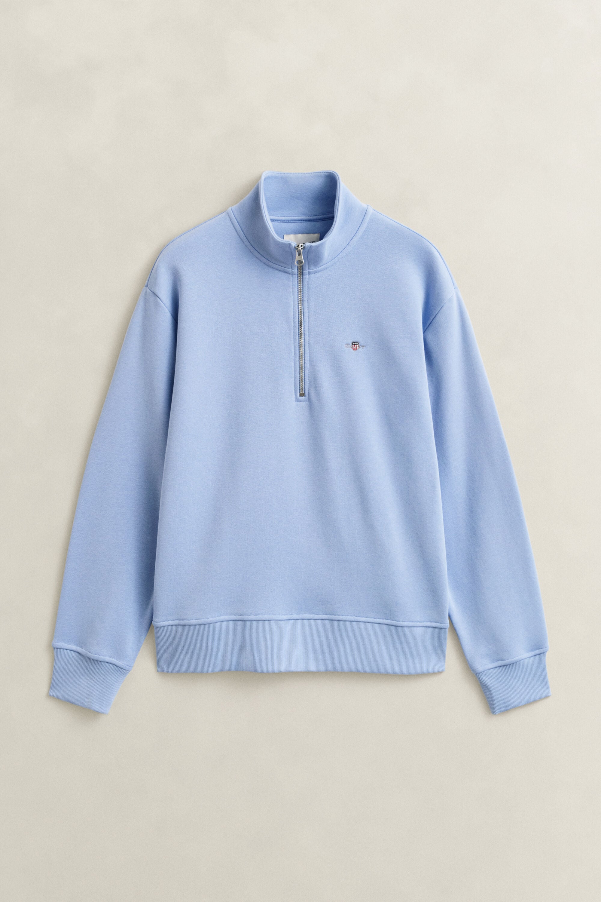 Shield sweatshirt med halv lynlås
