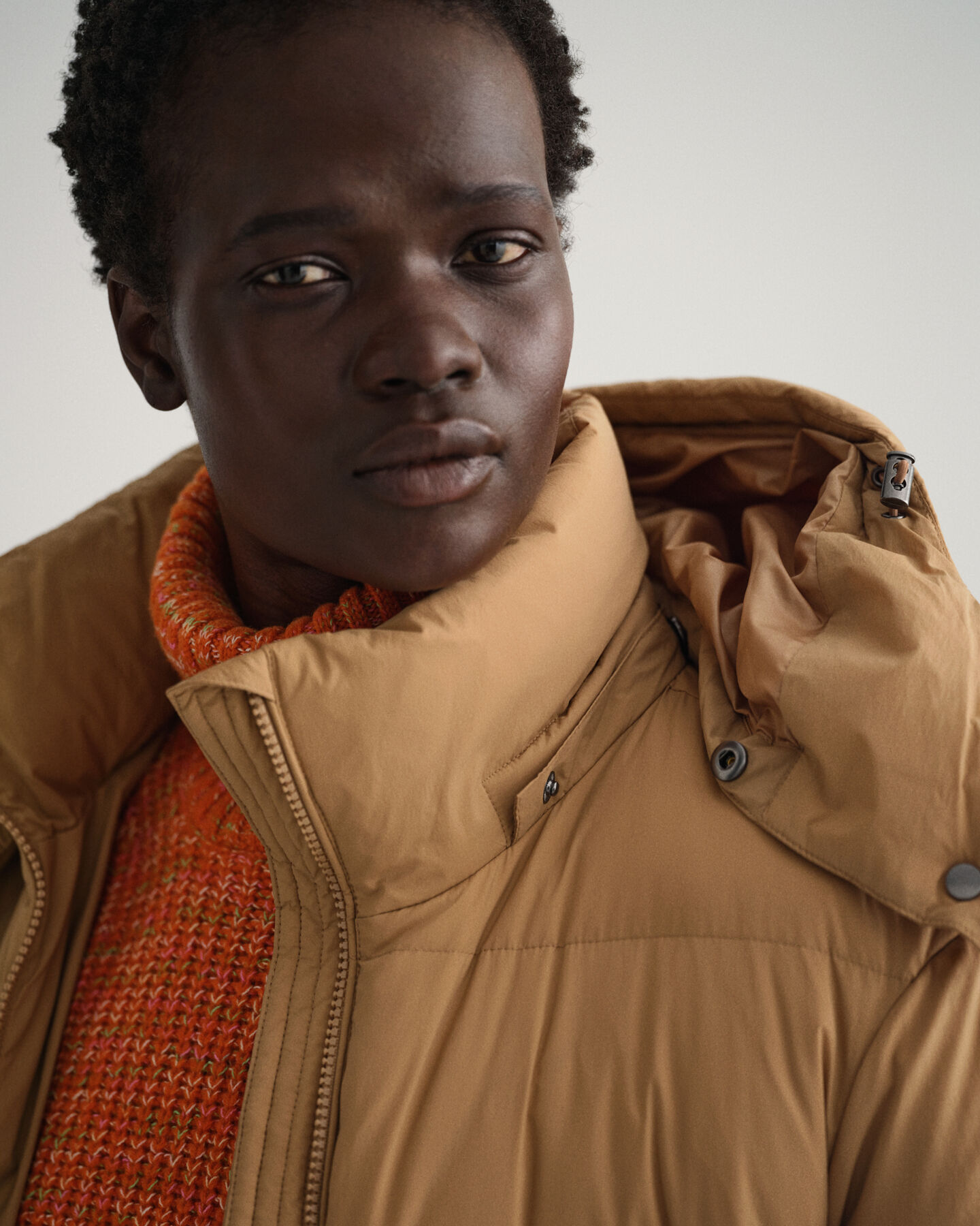 Dunfrakke i fuld længde