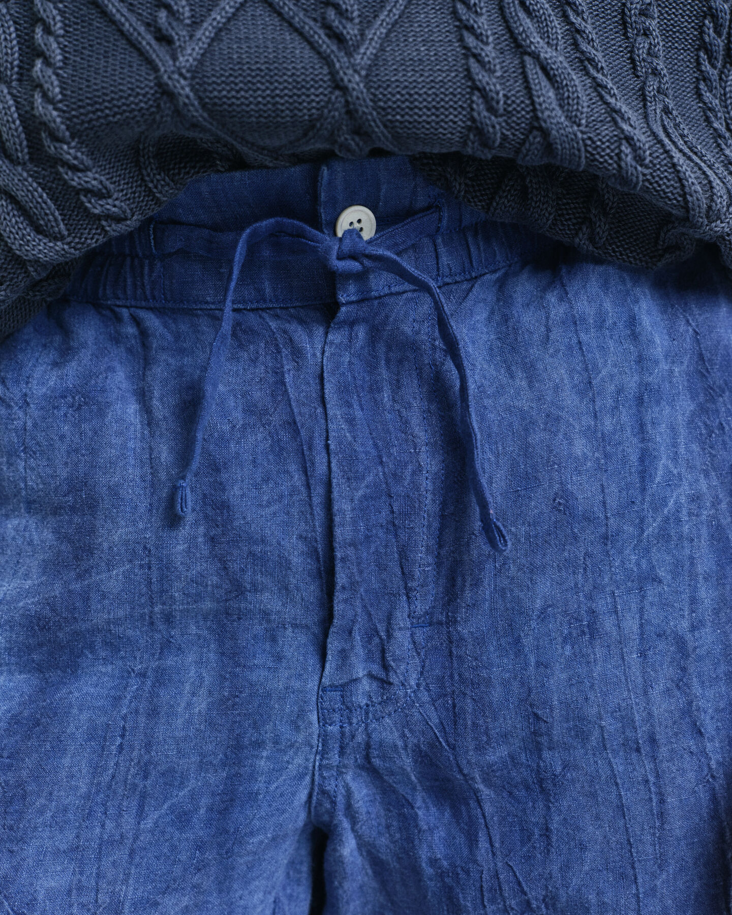 Relaxed fit Resort shorts af hør