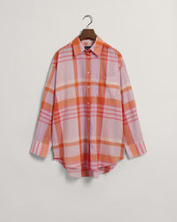 Oversized madras skjorte