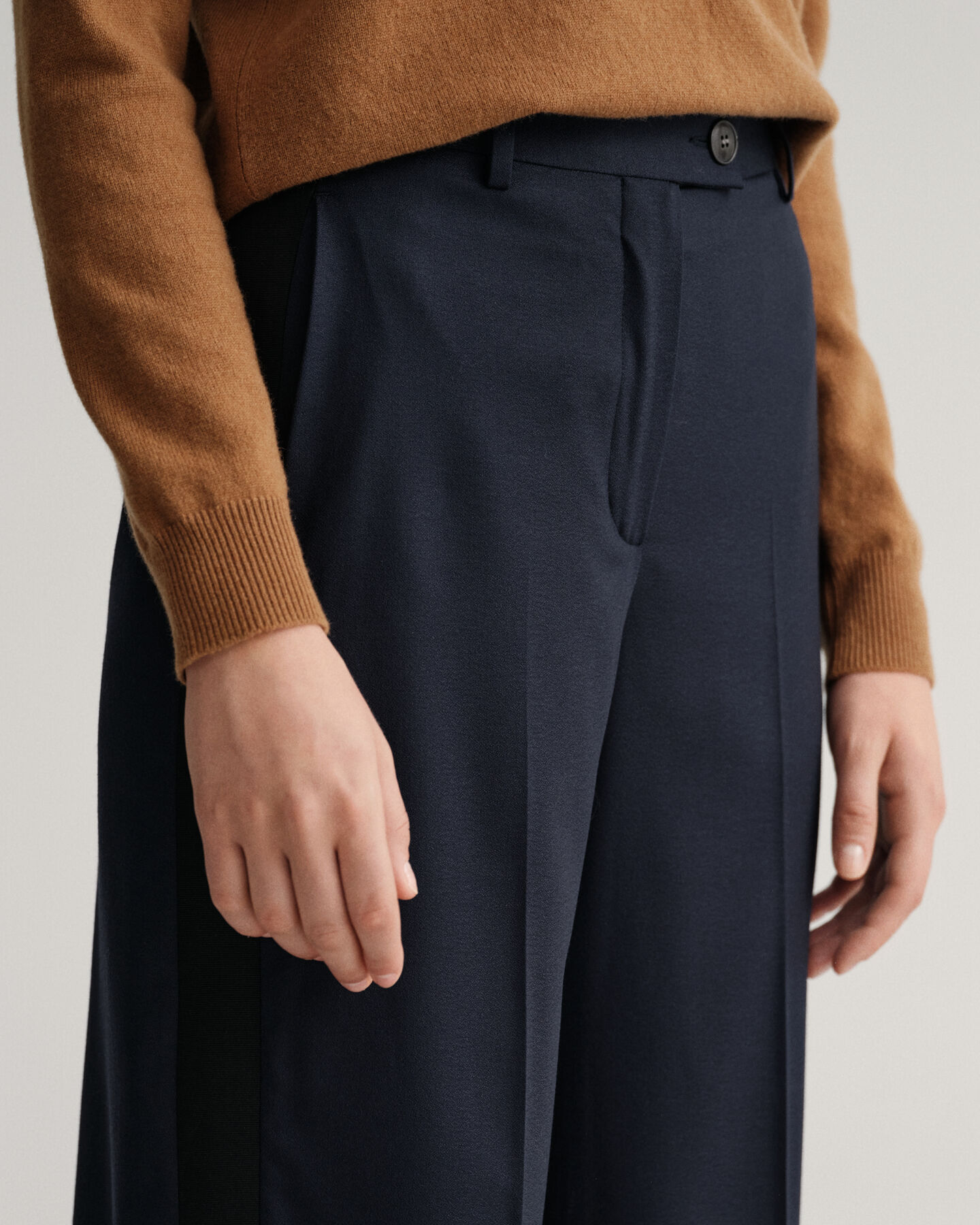 Tuxedo bukser med høj talje